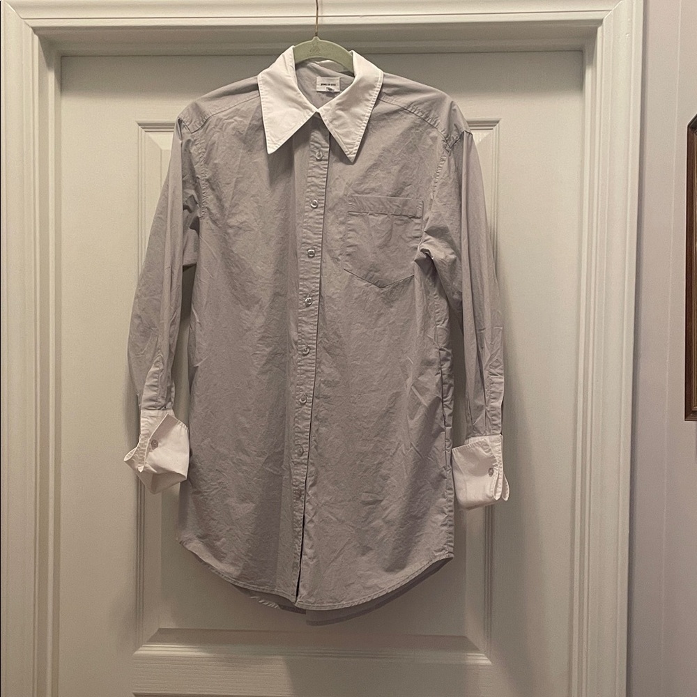 Song of Style Two-Tone Dress‎ Shirt